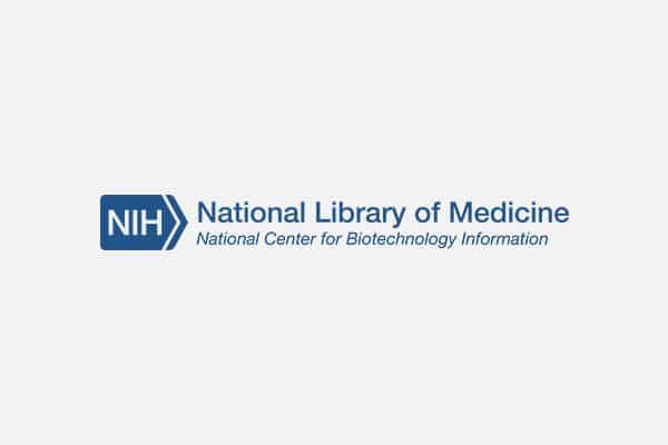 Logo of the National Library of Medicine, featuring the NIH emblem and the text: "National Library of Medicine, National Center for Biotechnology Information" on a light gray background—an essential resource for every veterinarian or animal hospital.
